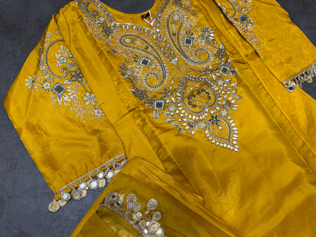 Partywear Plazo Suit C14