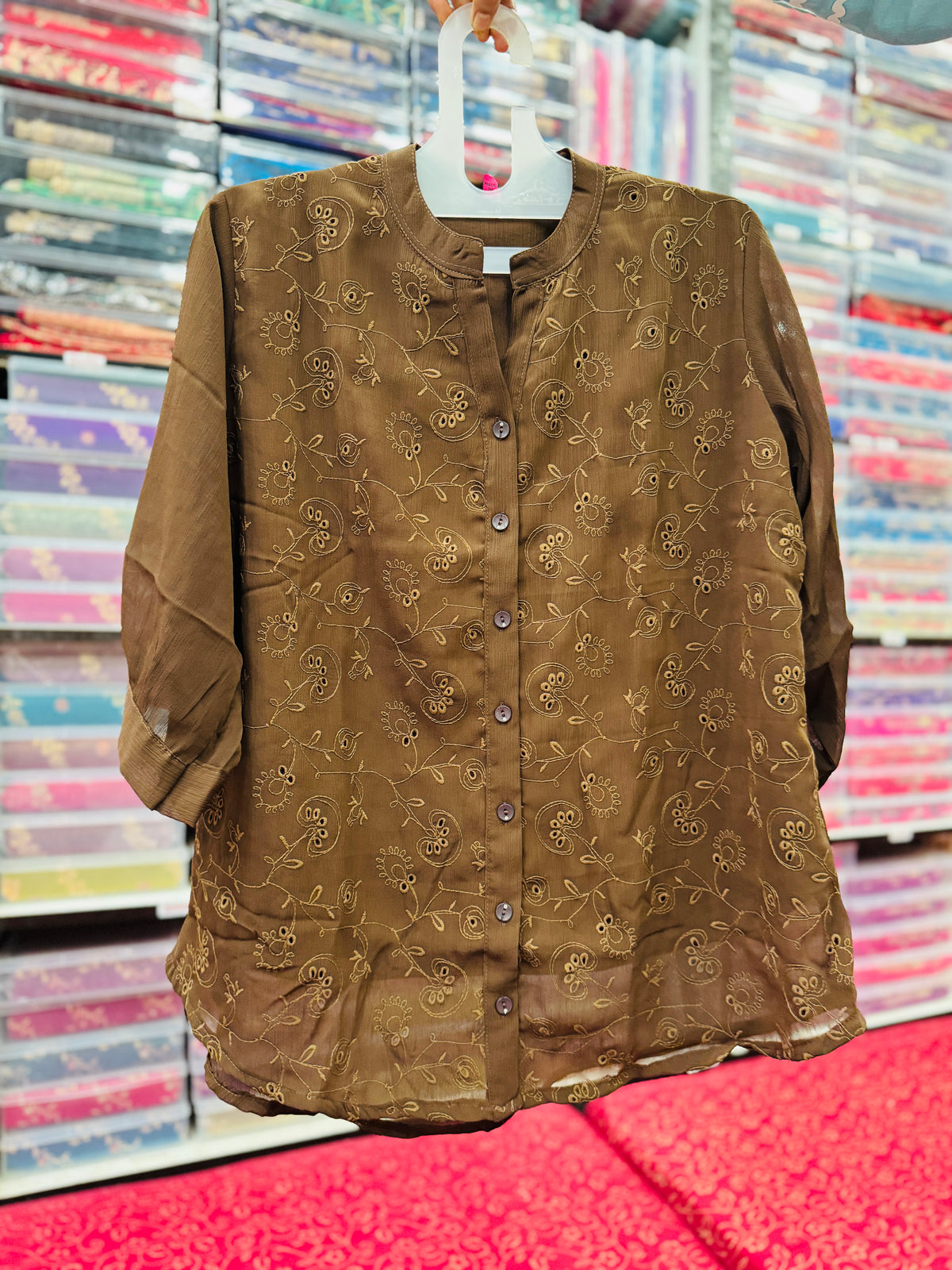 Short Embroidery Top C53