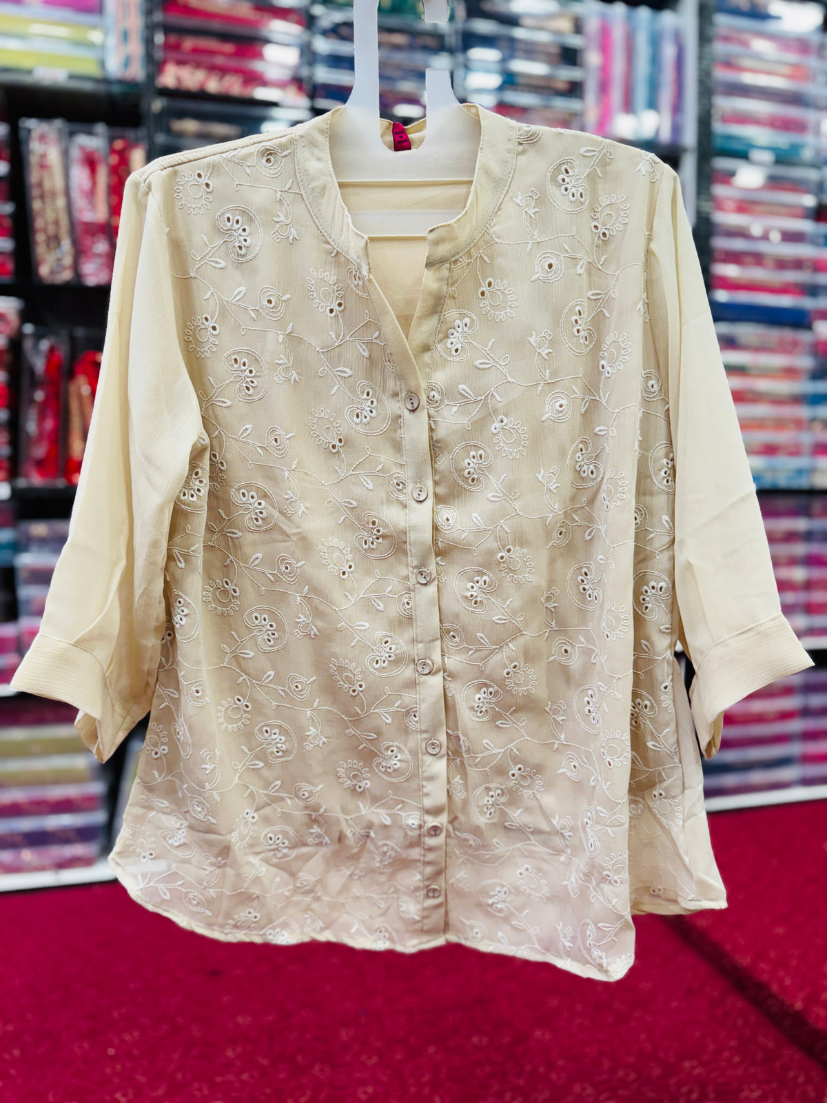 Short Embroidery Top C54
