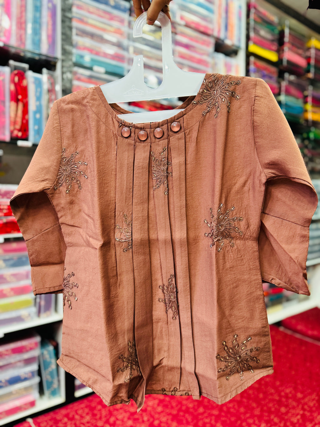 Short Embroidery Top C49