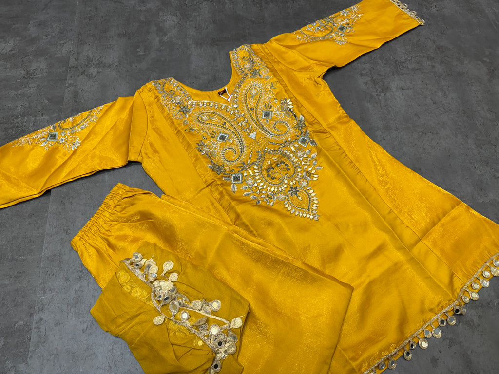 Partywear Plazo Suit C14