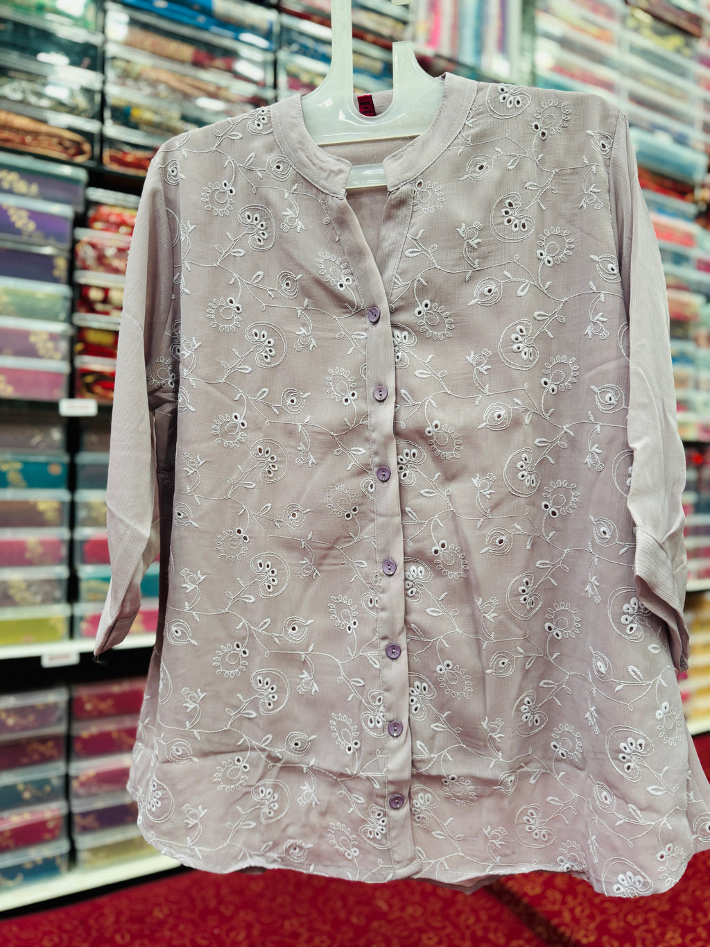 Short Embroidery Top C52