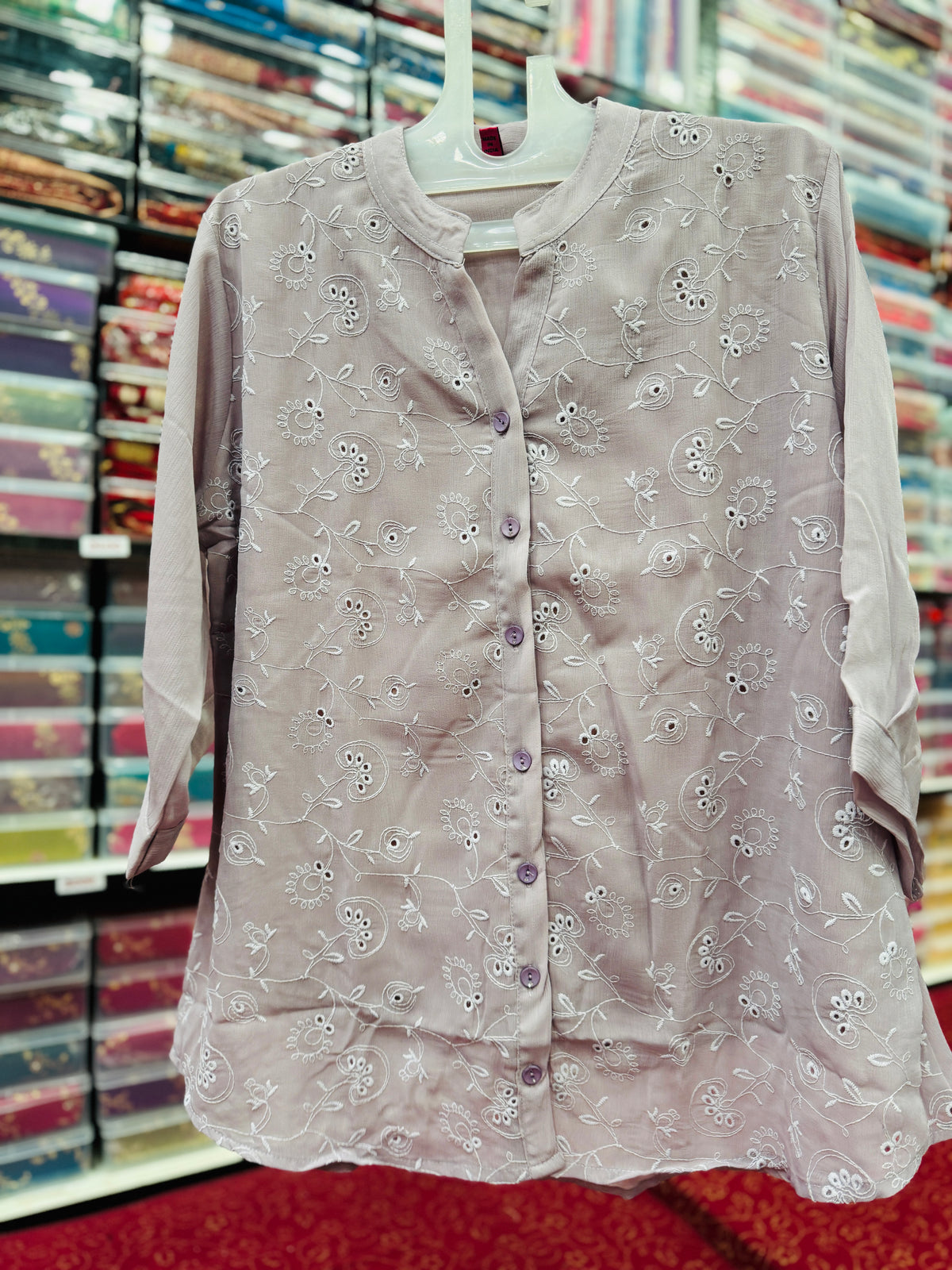 Short Embroidery Top C52