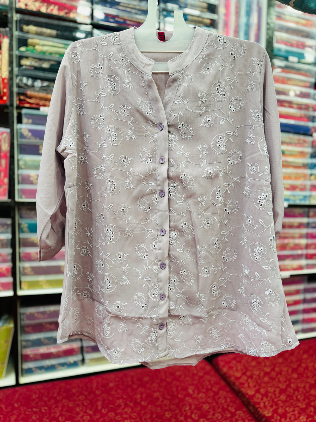 Short Embroidery Top C52