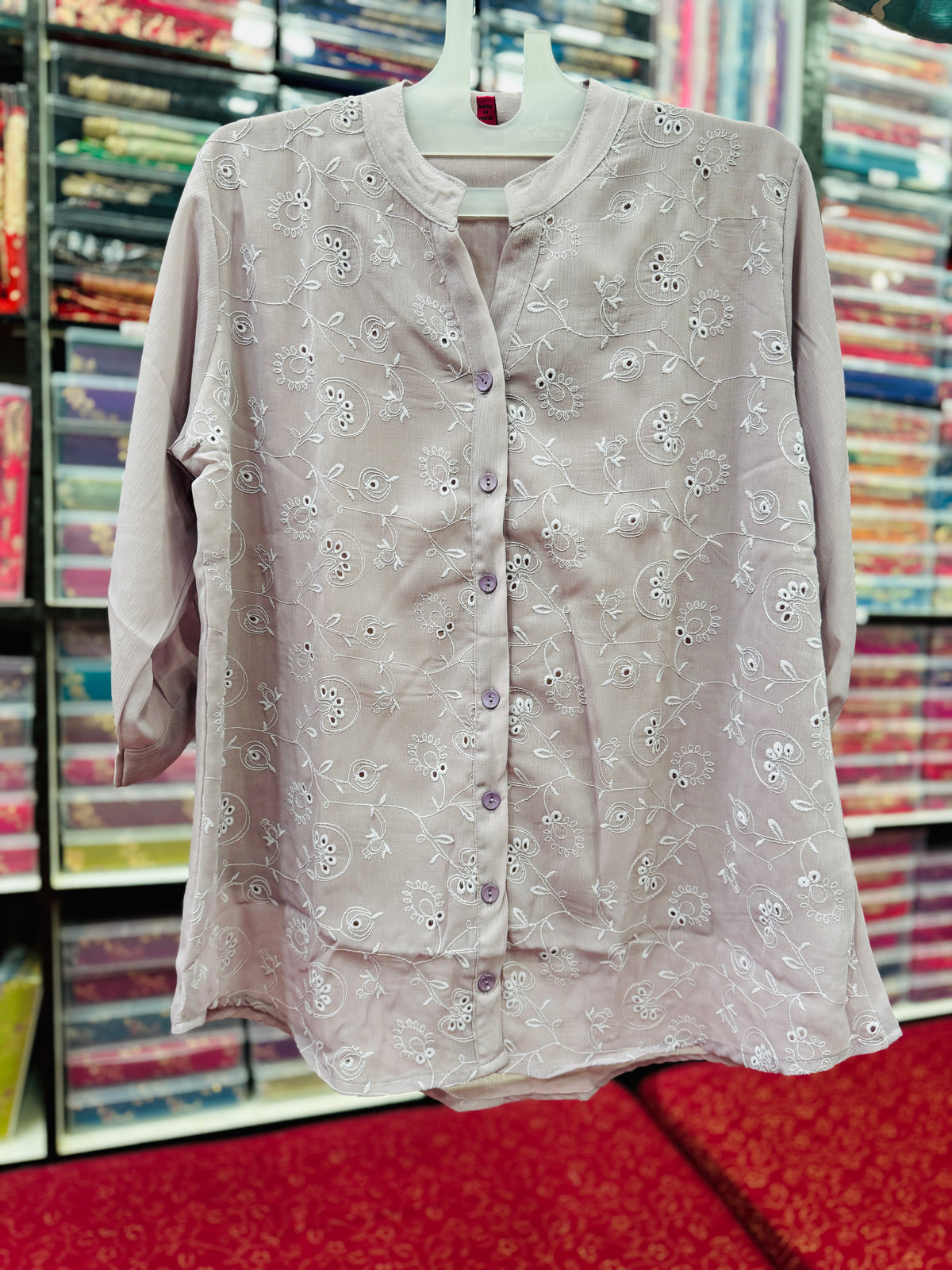 Short Embroidery Top C52