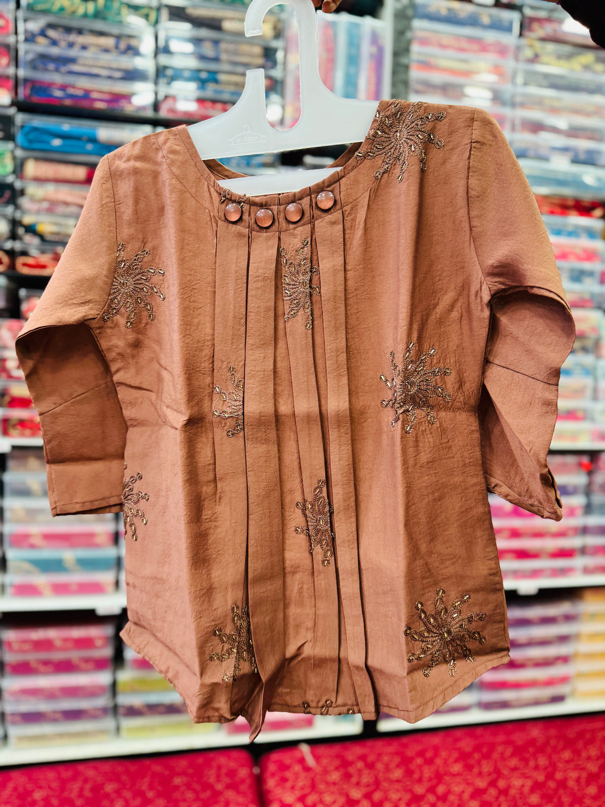 Short Embroidery Top C49