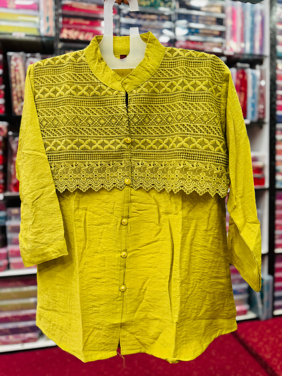 Short Embroidery Top C56