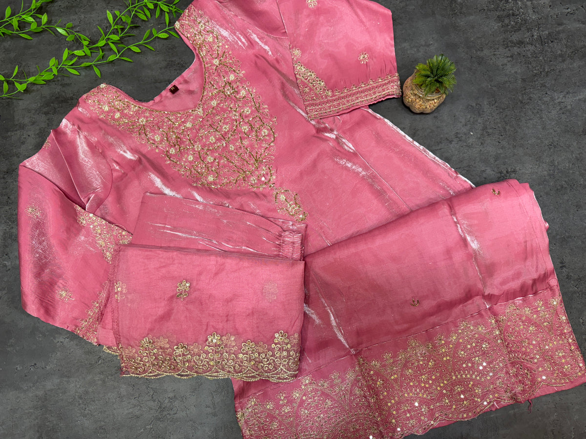 Premium Glass Tissue 3pcs Dress C58