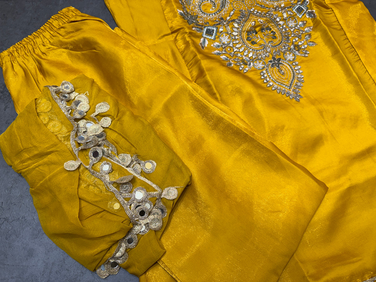 Partywear Plazo Suit C14